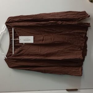 Brown blouse